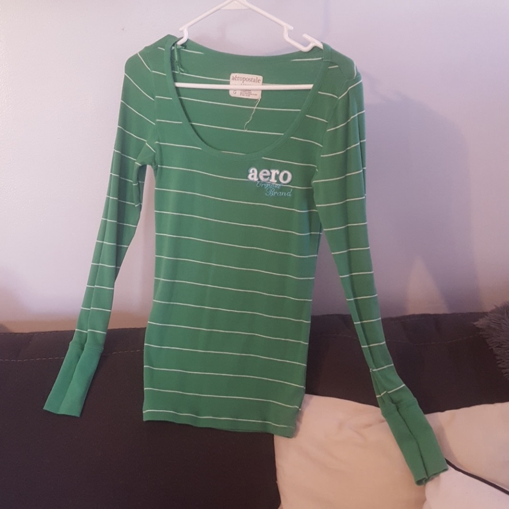 Areo fitted long sleeve shirt